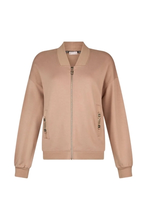 LIU JO zip-fastening sweatshirt - Neutrals