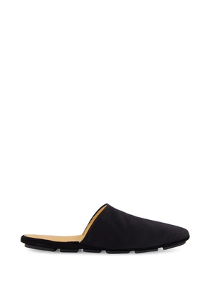 TOM FORD flat leather slippers - Black