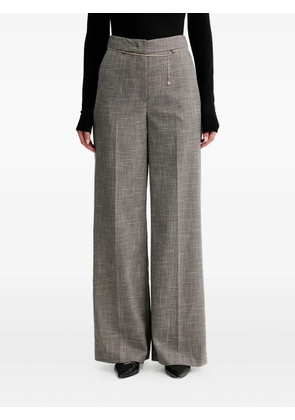 SIMONA CORSELLINI chain-detail trousers - Grey
