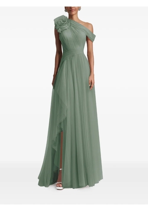 Gemy Maalouf flower long maxi dress - Green