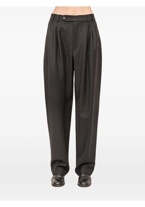 Andrea Ya'aqov pleated belt-loop trousers - Black