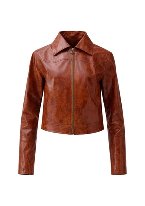 Rejina Pyo Rowan faux-leather jacket - Brown