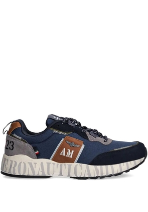 Aeronautica Militare colour-blocked running sneakers - Blue