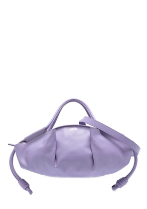 Loewe Pre-Owned 2010-2025 Small Shiny Calfskin Paseo satchel - Purple