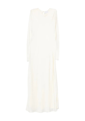 SILKYLICIOUS silk maxi dress - White