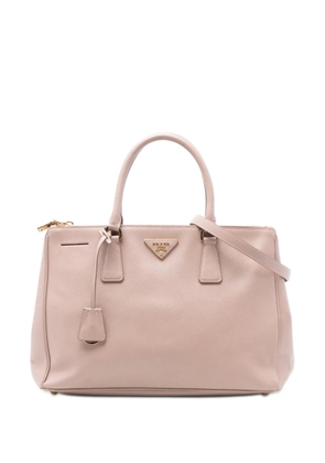 Prada Pre-Owned 2010-2025 Medium Saffiano Lux Galleria Double Zip Tote satchel - Pink