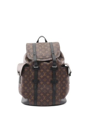 Louis Vuitton Pre-Owned MM Cristopher monogram-pattern backpack - Brown
