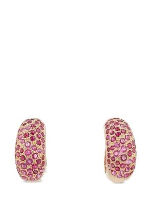 Cartier 1995 ruby earrings - Gold