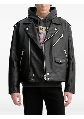 The Kooples graphic-print hoodie - Black