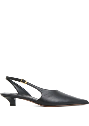 Mansur Gavriel Anna slingback pointed-toe pumps - Black