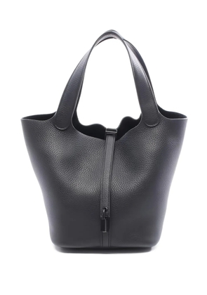 Hermès Pre-Owned 2021 MM Picotin Lock saw shoulder bag - Black