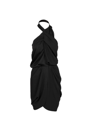 Balenciaga Pre-Owned backless halterneck mini dress - Black