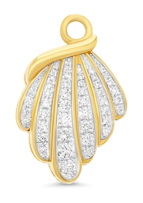 Sara Weinstock 18K yellow gold Papua sea-shell diamond charm