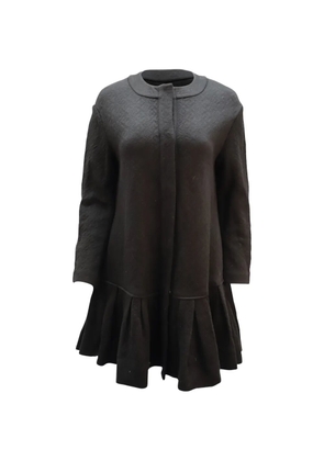 Diane Von Furstenberg Vintage Ballencya wool mini dress - Black