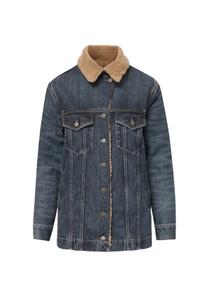 Veronica Beard Donna sherpa-lined jacket - Blue