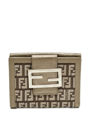 Fendi Pre-Owned 2008 Zucca-canvas wallet - Brown