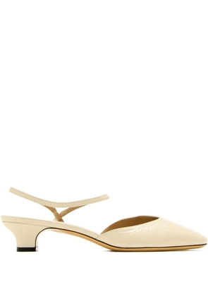 Le Monde Beryl 35mm ankle-strap heeled pumps - Neutrals