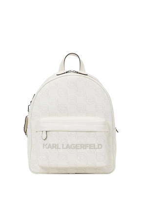 Karl Lagerfeld Ikon Monogram backpack - White