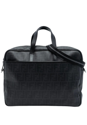 Fendi Pre-Owned 2010-2025 Zucca Coated Canvas business bag - Black