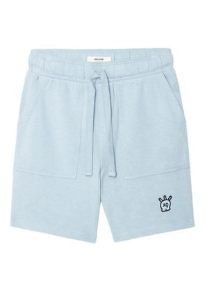 Zadig&Voltaire Pablo Slub shorts - Blue