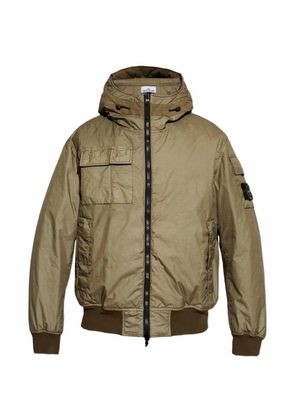 Stone Island hooded pocket jacket - Green