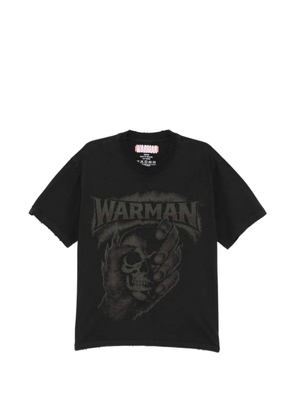 WARMAN skull graphic T-shirt - Black