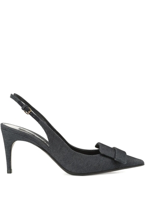 Sergio Rossi 75mm sling-back pumps - Blue