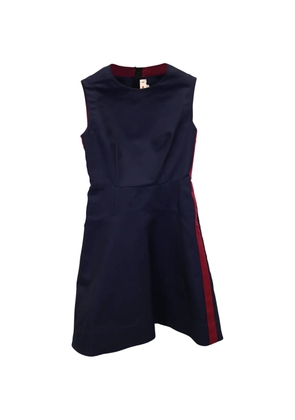 Marni Pre-Owned stripe-detail sleeveless mini dress - Blue