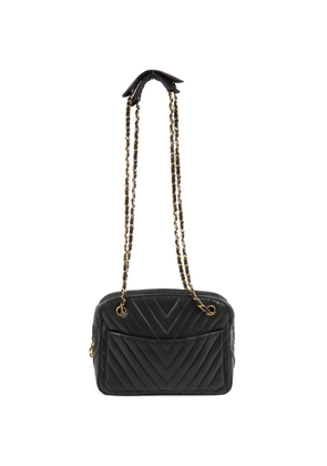 CHANEL Pre-Owned 1990s quilted leather shoulder bag - Black