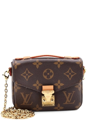 Louis Vuitton Pre-Owned Micro Metis Monogram Canvas crossbody bag - Brown