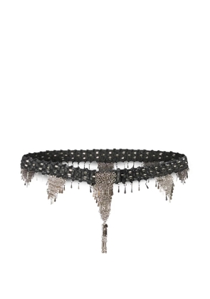 ISABEL MARANT Esnia leather belt - Black