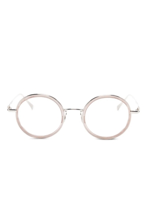 Megane and Me Rachael round-frame glasses - Silver