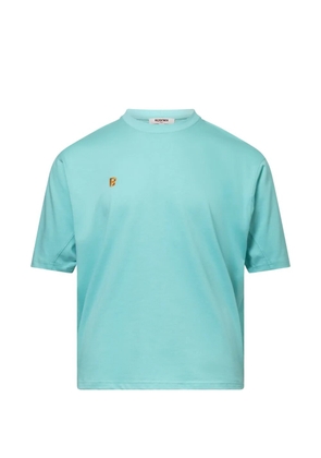 Blackjack logo-initial embroidery T-shirt - Blue