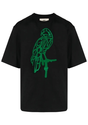 GmbH graphic-print organic cotton T-shirt - Black