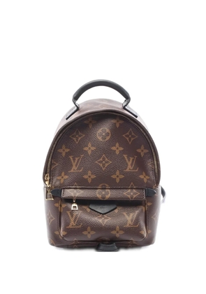 Louis Vuitton Pre-Owned 2018 mini Palm Springs monogram leather backpack - Brown