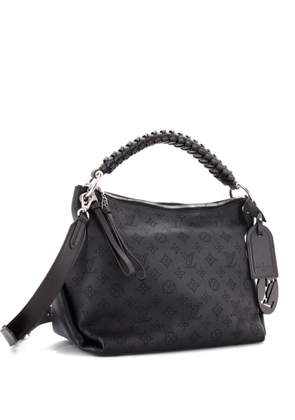 Louis Vuitton Pre-Owned Braided Handle Beaubourg Mahina Leather MM hobo bag - Black