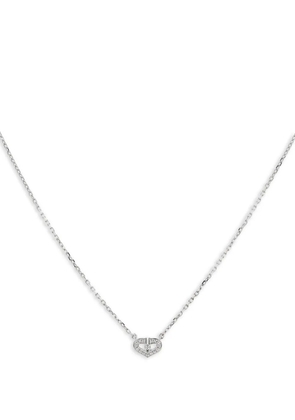 Cartier 2010s small Coeur et Symbole diamond necklace - Silver