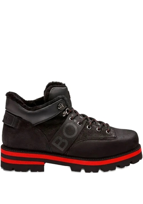 BOGNER logo lace-up boots - Black
