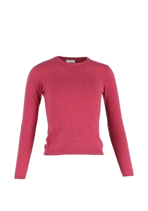 Brunello Cucinelli Vintage elbow-patch pullover sweater - Pink