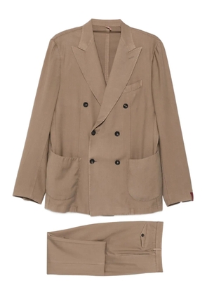 Santaniello double-breasted suit - Neutrals