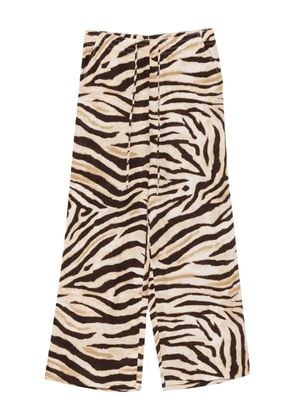 Lauren Ralph Lauren zebra-print trousers - Neutrals