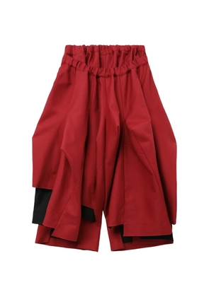 Comme Des Garçons elasticated layered trousers