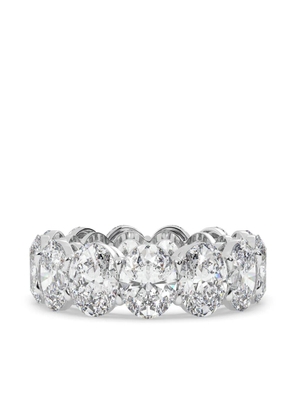 Tilla 14K white gold diamond eternity ring - Silver