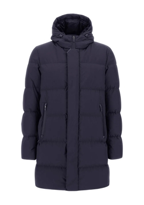Herno padded zip-up coat - Blue