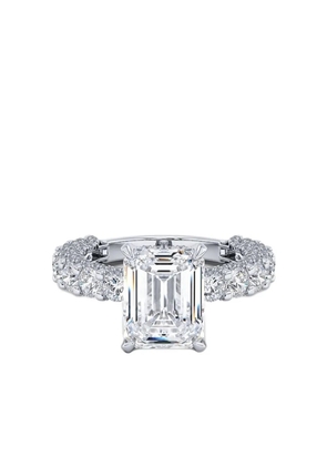 Tilla 14K white gold diamond wedding ring - Silver
