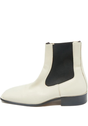 Celine Pre-Owned square-toe boots - White