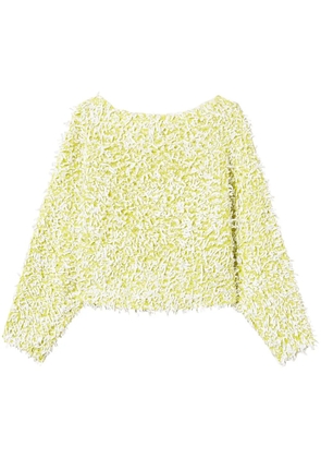 TWINSET curly yarn jumper - Yellow