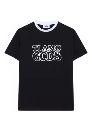 GCDS logo-print T-shirt - Black