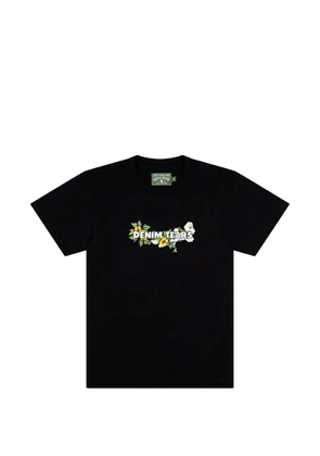 Denim Tears floral logo T-shirt - Black