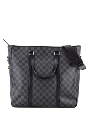 Louis Vuitton Pre-Owned Tadao Handbag Damier Graphite PM tote bag - Black